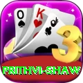 prithvi shaw Mega Casino App
